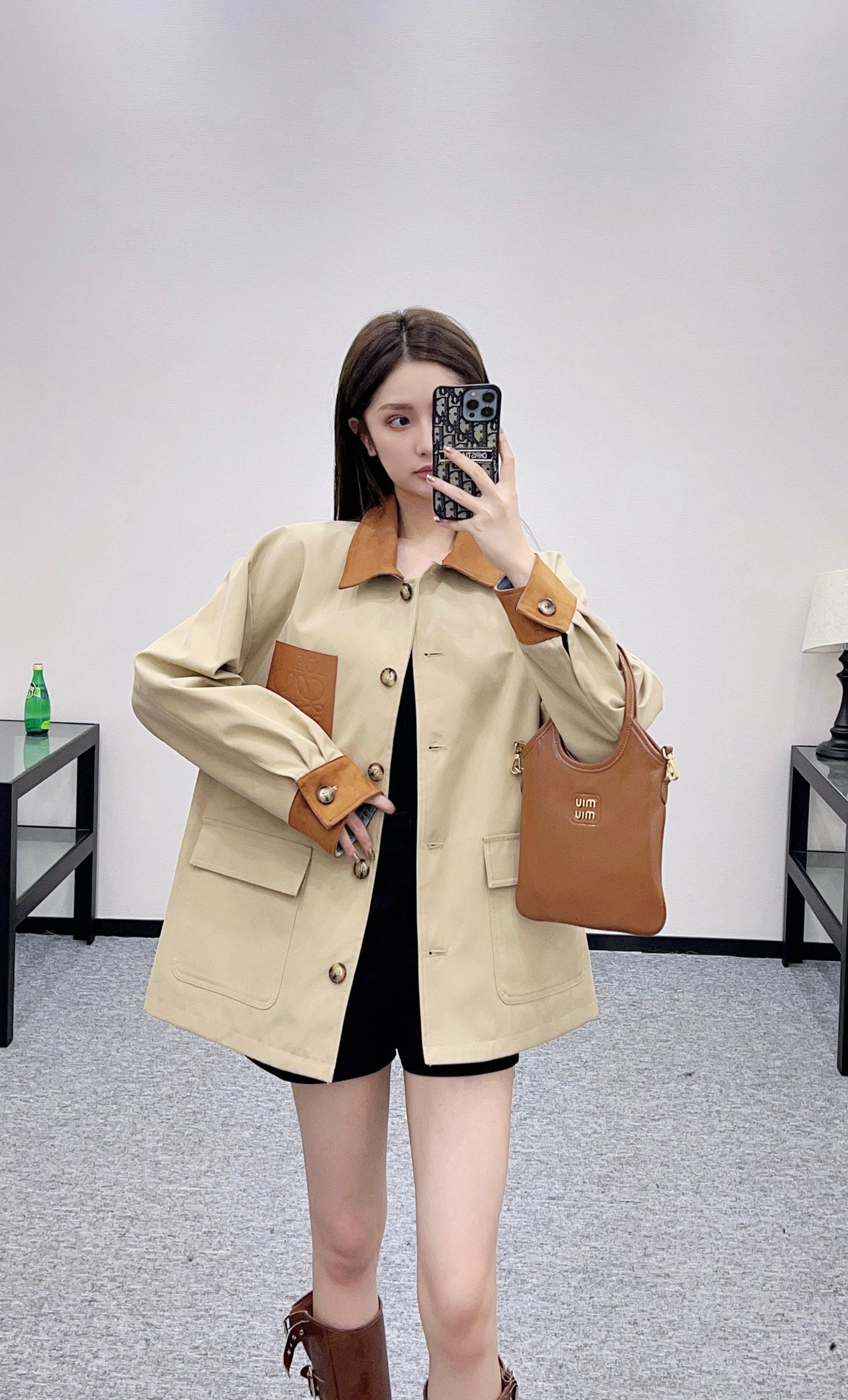 Loe 25fw retro coat