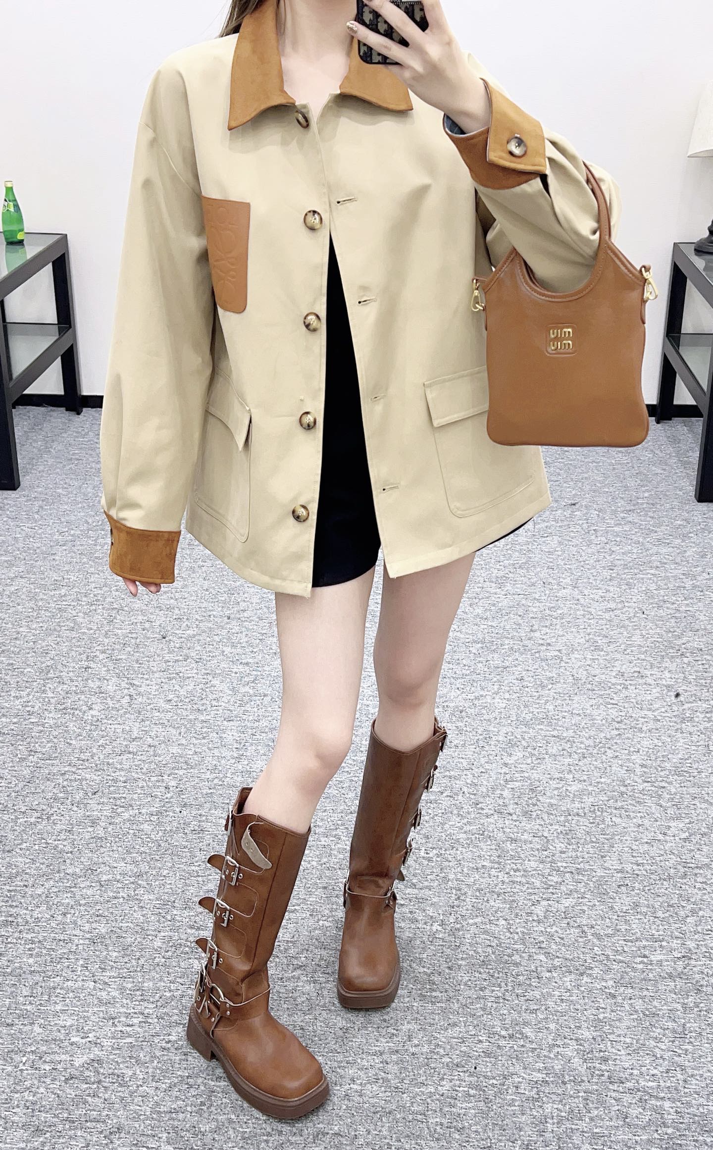 Loe 25fw retro coat