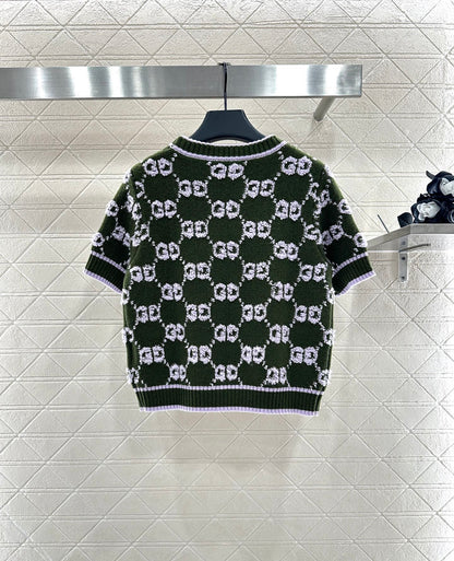 Guc 25fw jacquard t-shirt