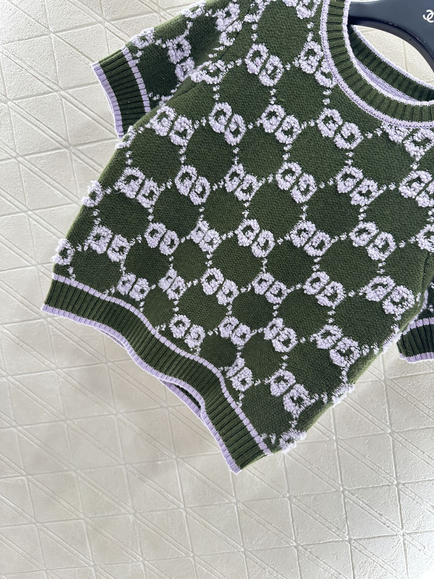 Guc 25fw jacquard t-shirt