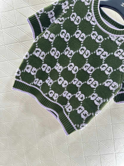 Guc 25fw jacquard t-shirt