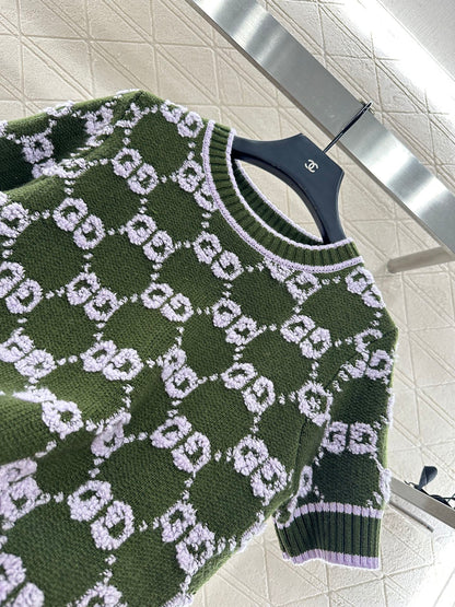 Guc 25fw jacquard t-shirt