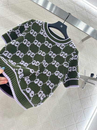 Guc 25fw jacquard t-shirt