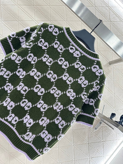 Guc 25fw jacquard t-shirt