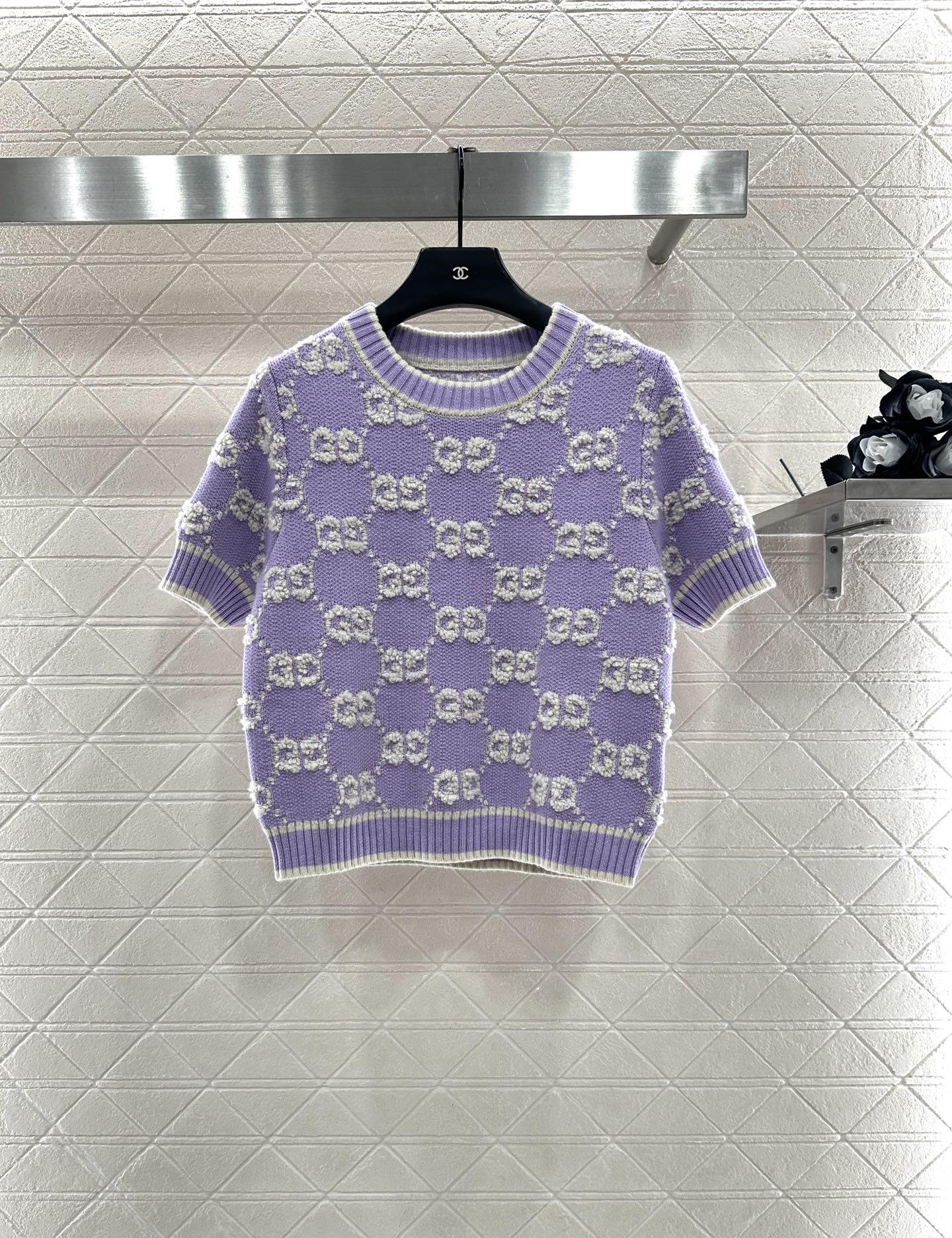 Guc 25fw jacquard t-shirt