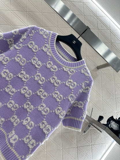 Guc 25fw jacquard t-shirt