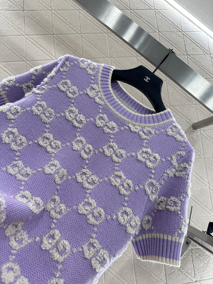 Guc 25fw jacquard t-shirt