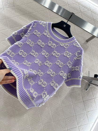 Guc 25fw jacquard t-shirt