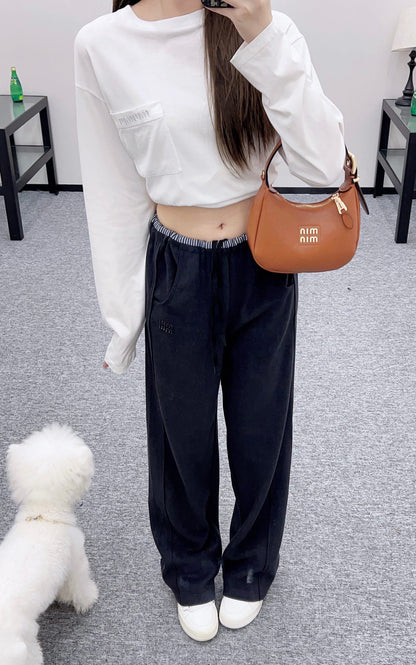 Miu 25fw all-match pants
