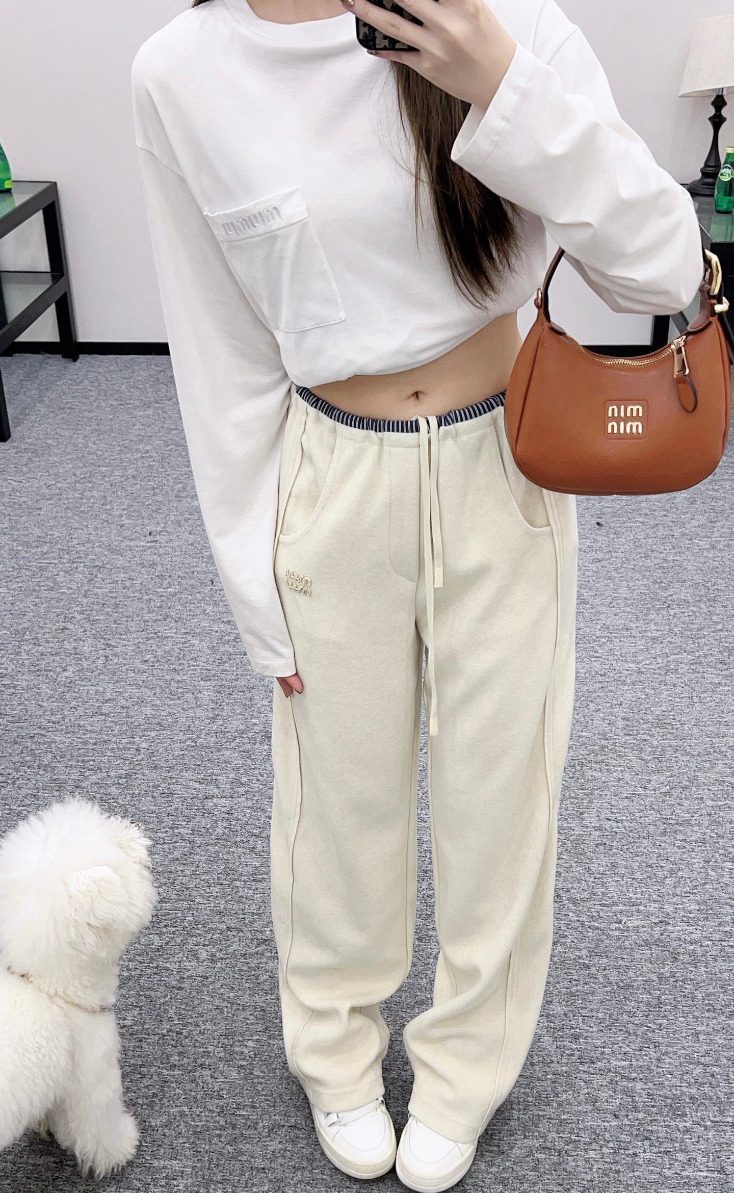 Miu 25fw all-match pants
