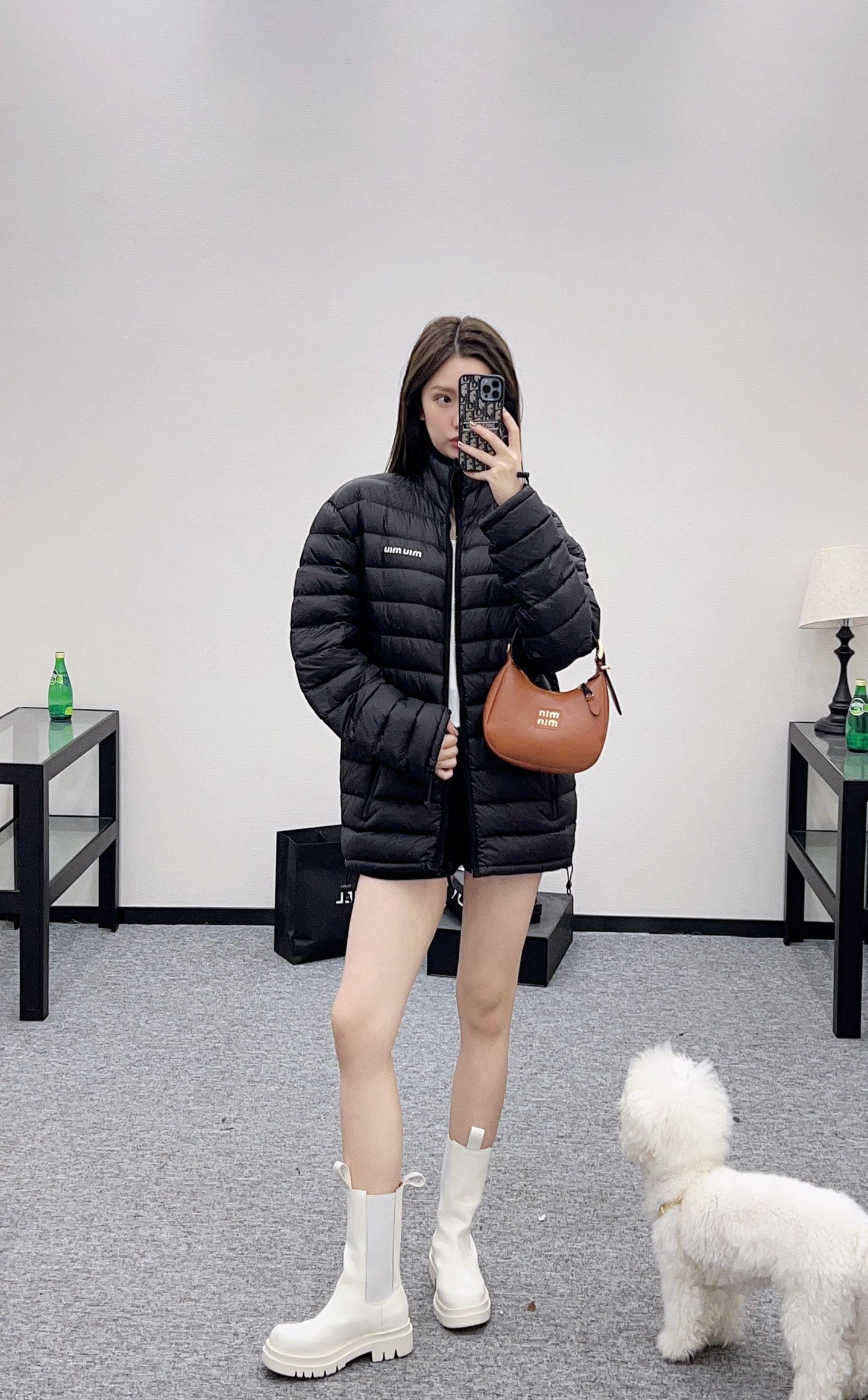 Miu 25fw down jacket