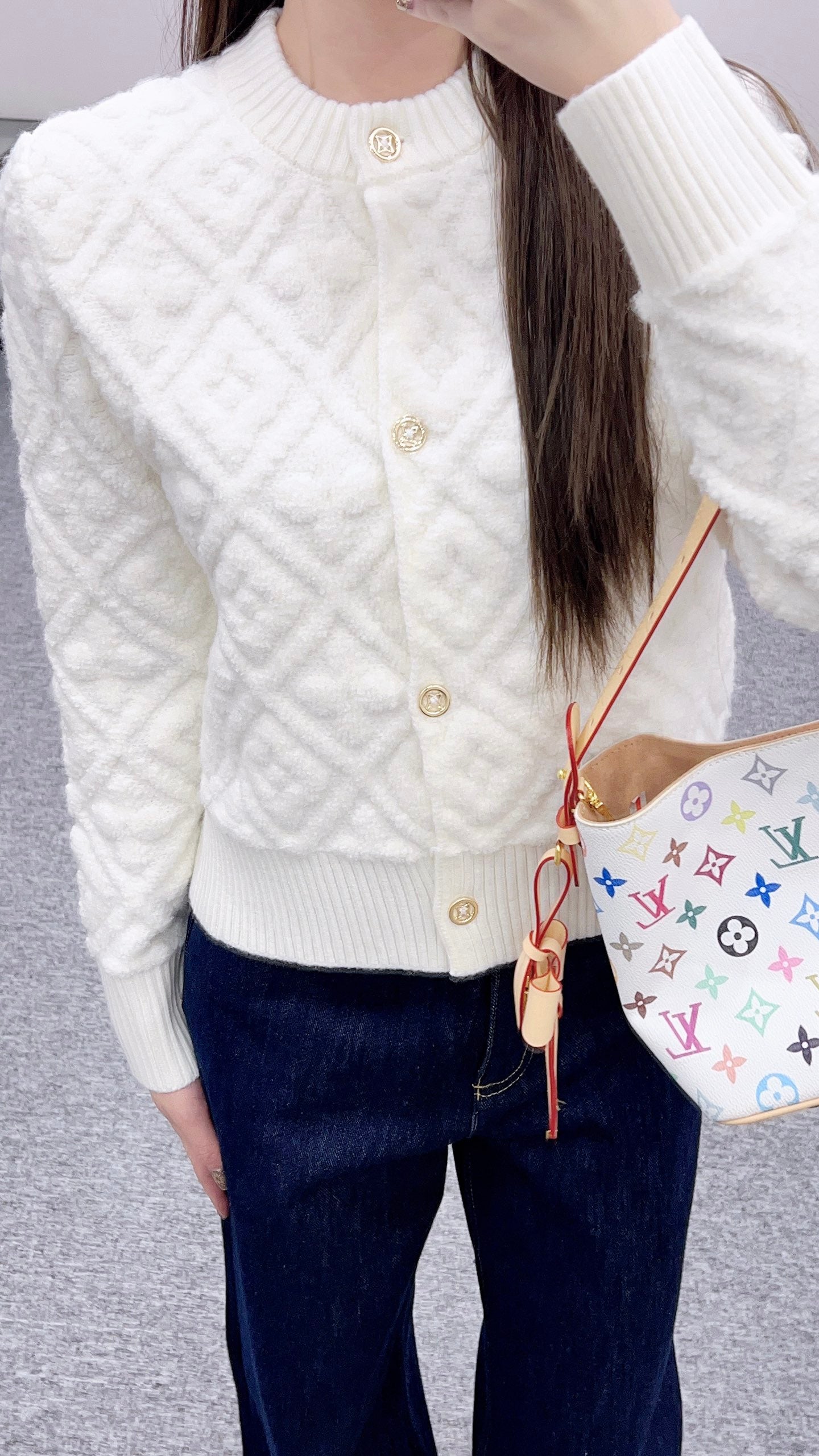 Louis 25fw knitted cardigan