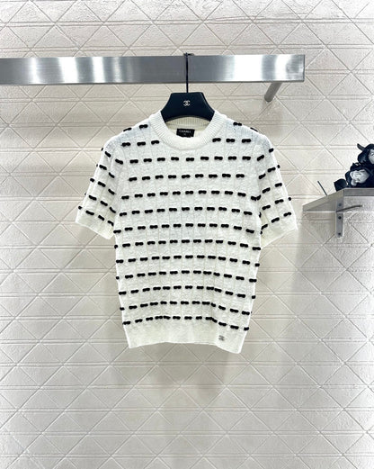 Chan 25fw knitted t-shirt