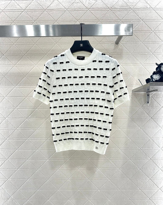 Chan 25fw knitted t-shirt