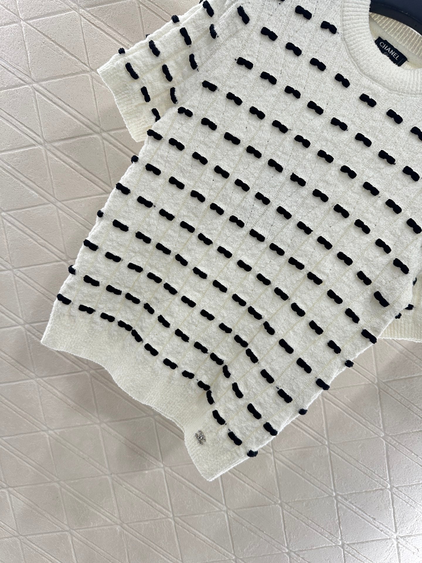 Chan 25fw knitted t-shirt