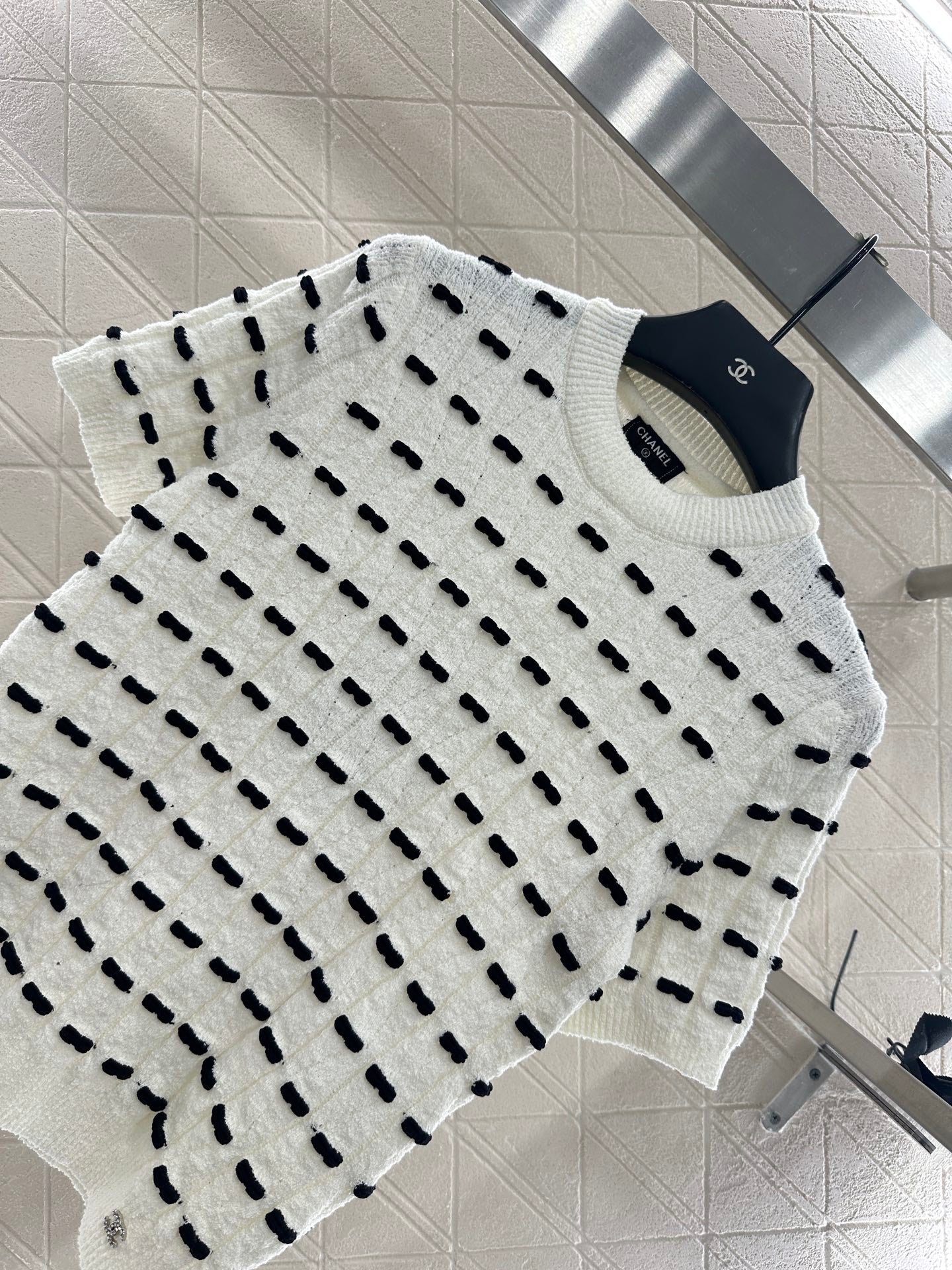Chan 25fw knitted t-shirt