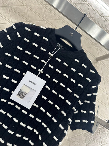 Chan 25fw knitted t-shirt