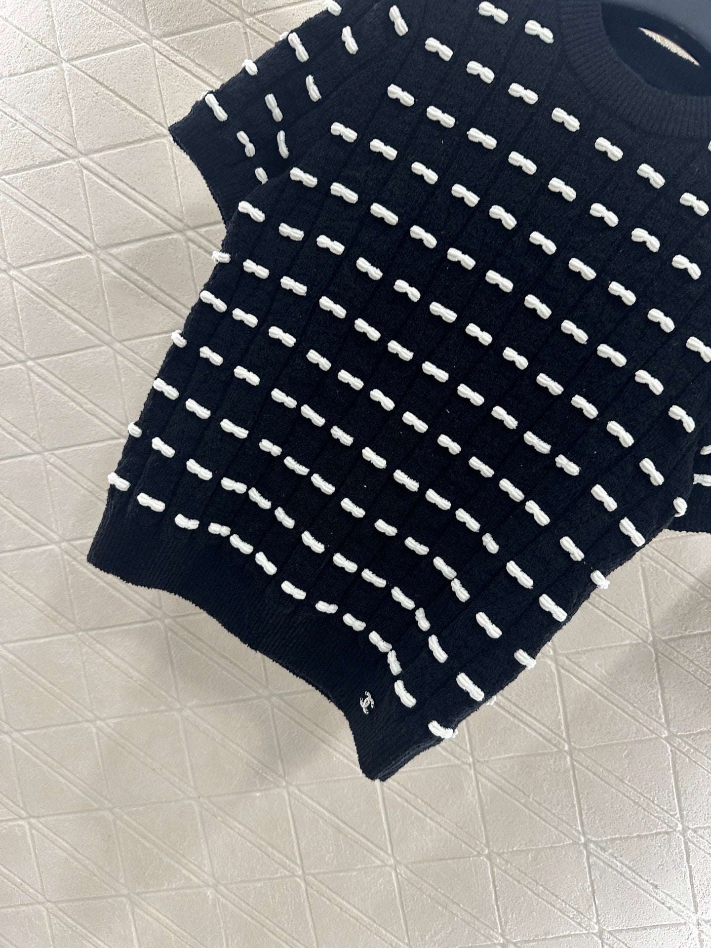 Chan 25fw knitted t-shirt