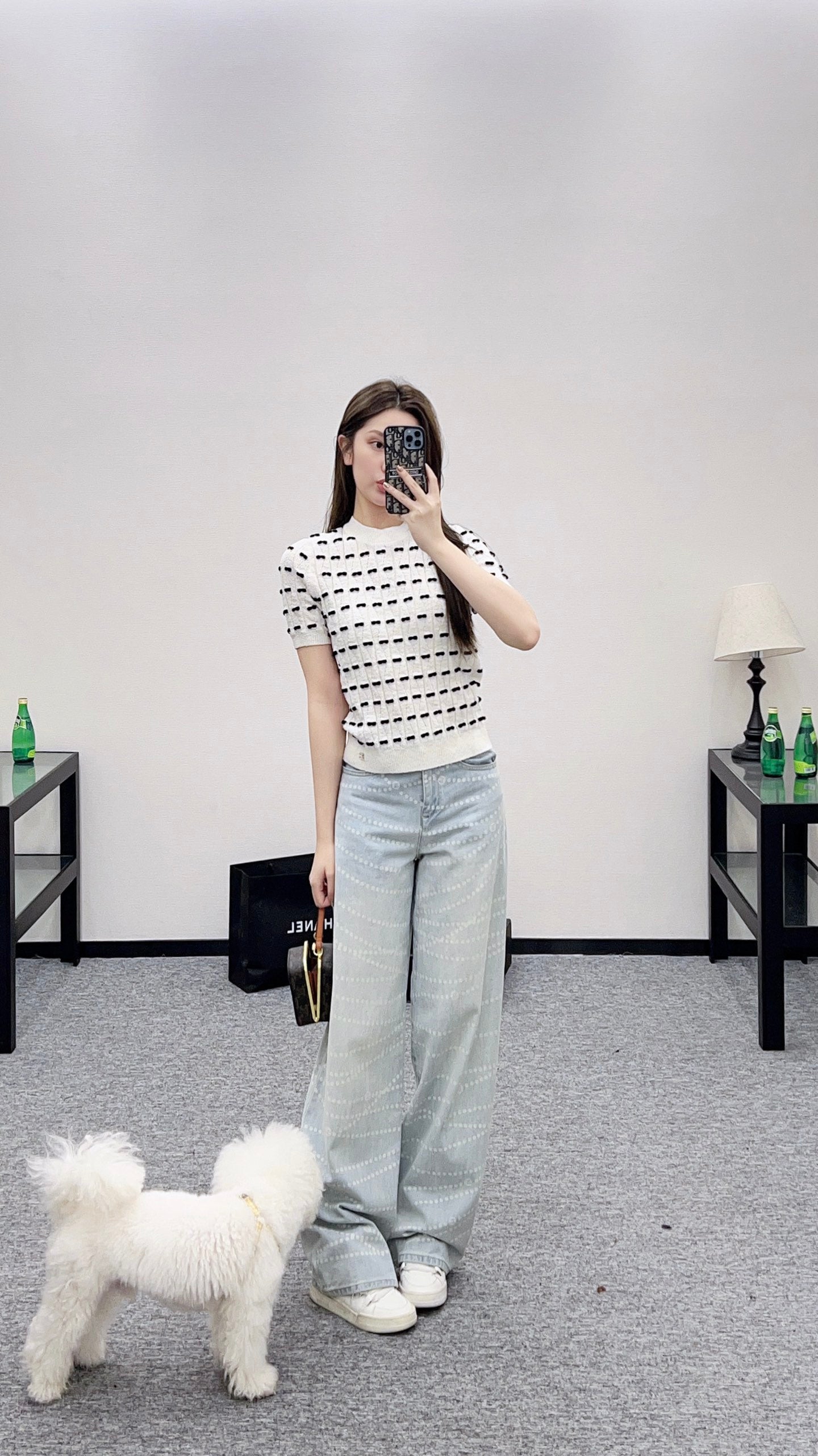 Chan 25fw knitted t-shirt