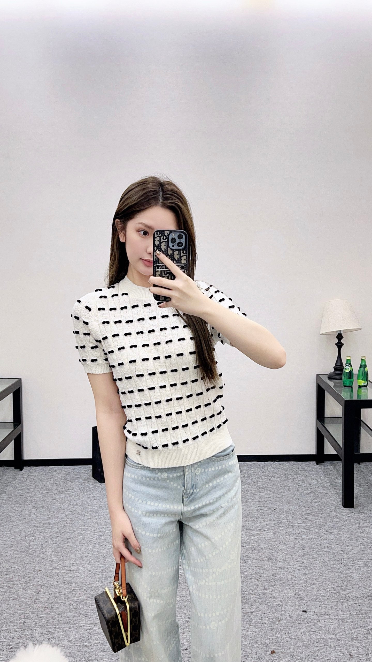 Chan 25fw knitted t-shirt