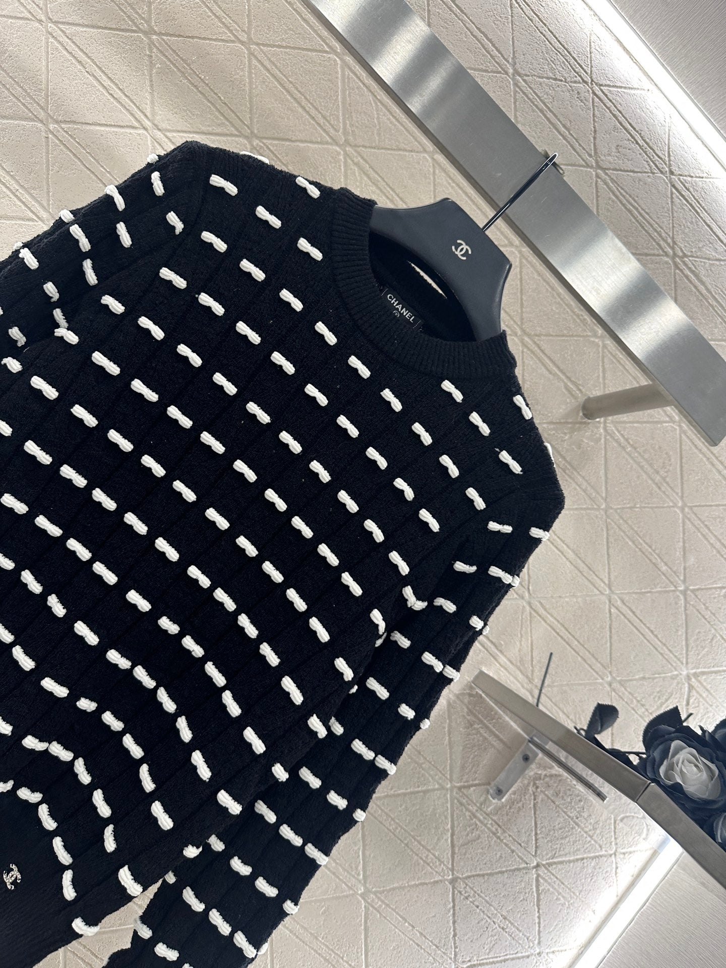 Chan 25fw knitted shirt