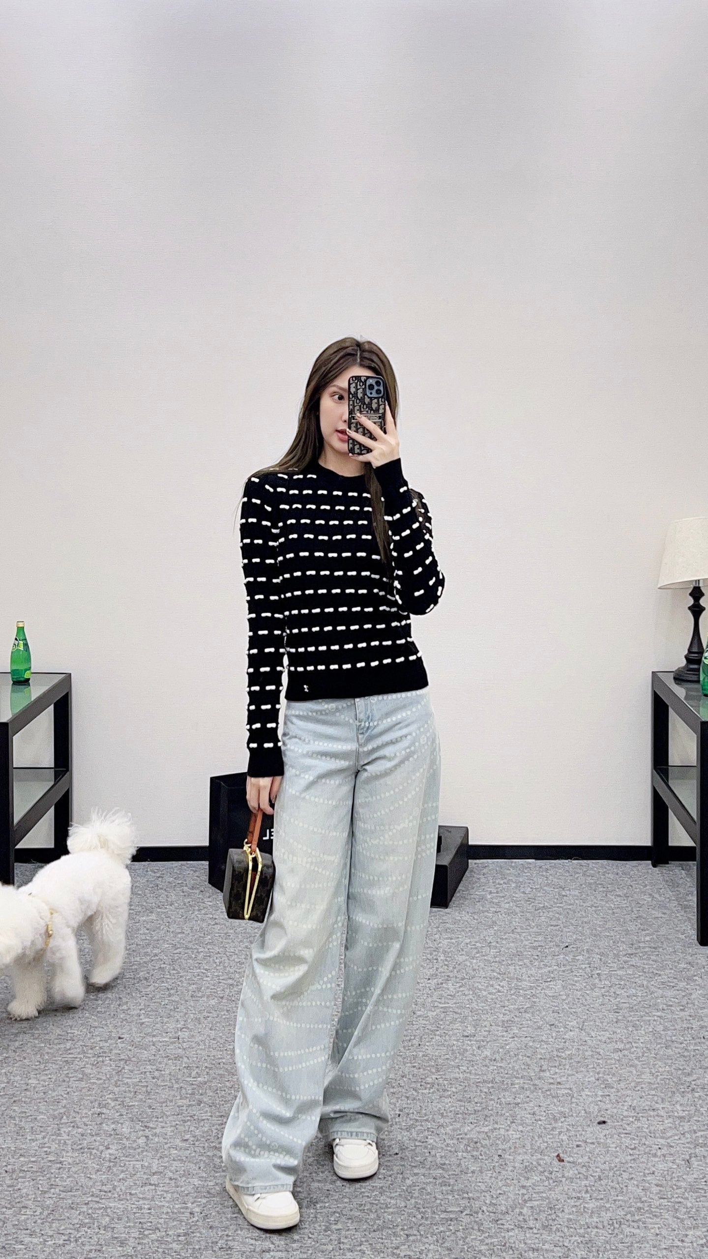 Chan 25fw knitted shirt