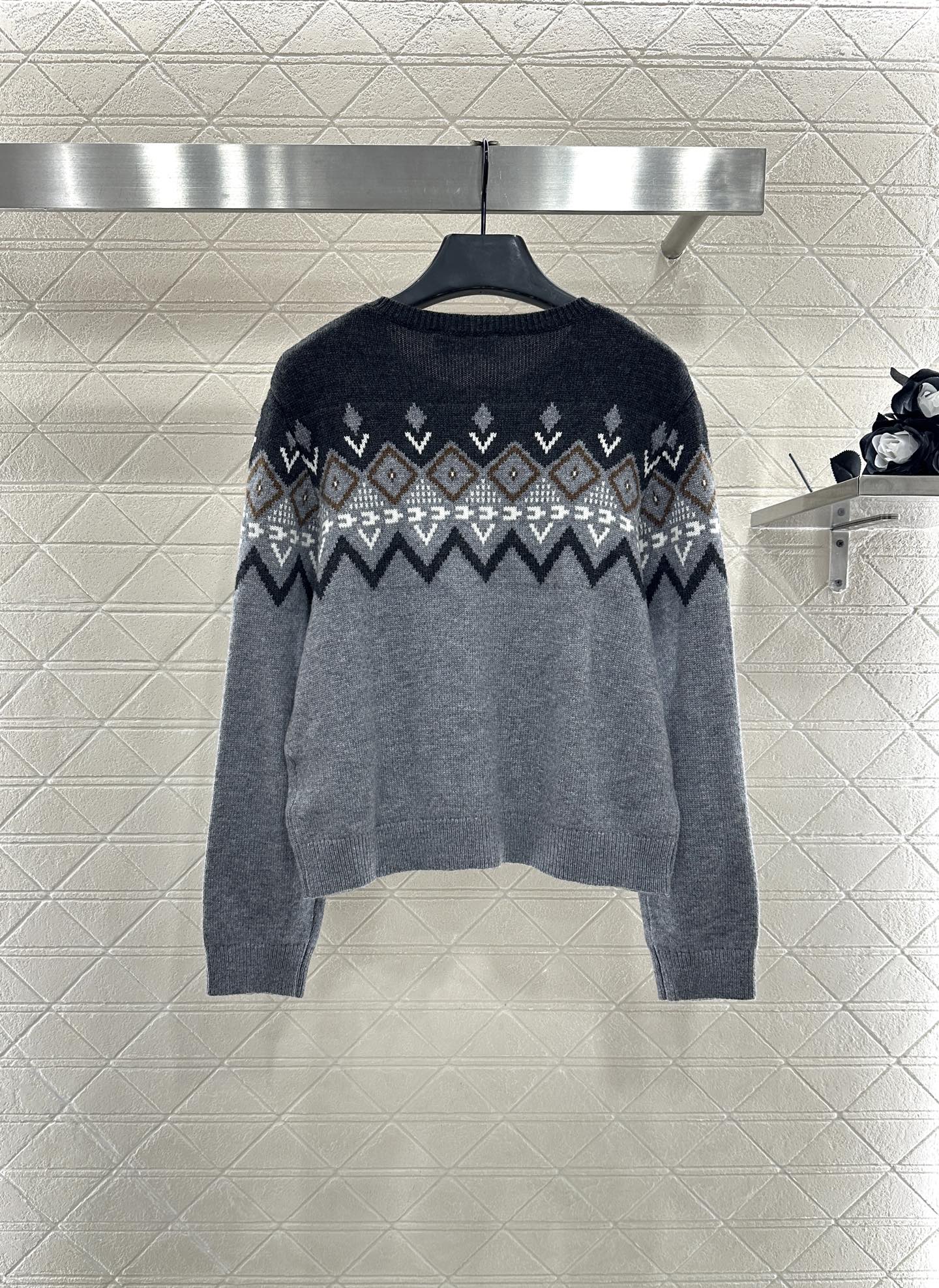 Miu 25fw knitted cardigan