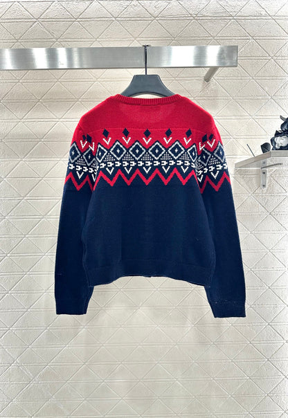 Miu 25fw knitted cardigan