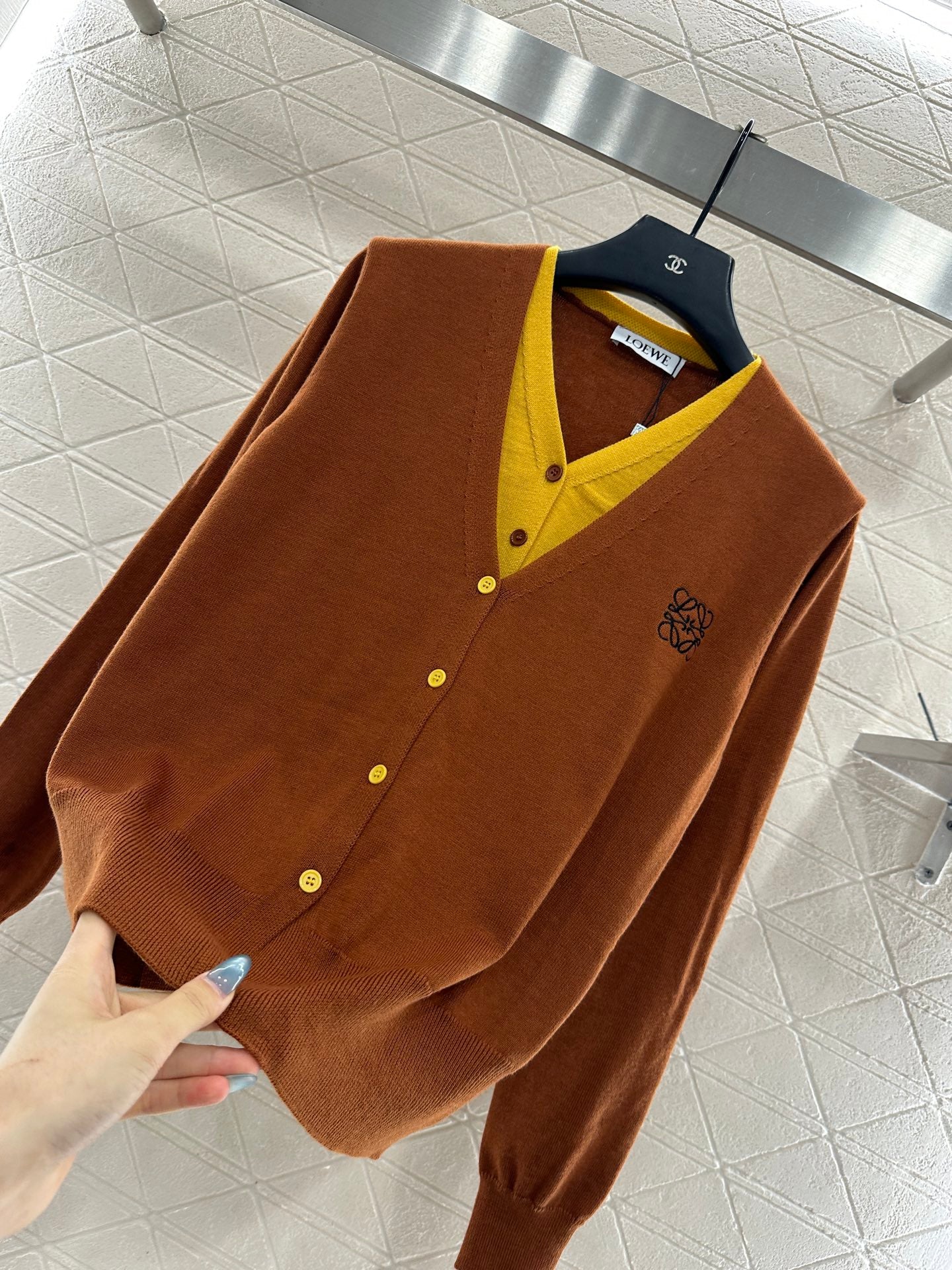 Loe 25fw knitted cardigan