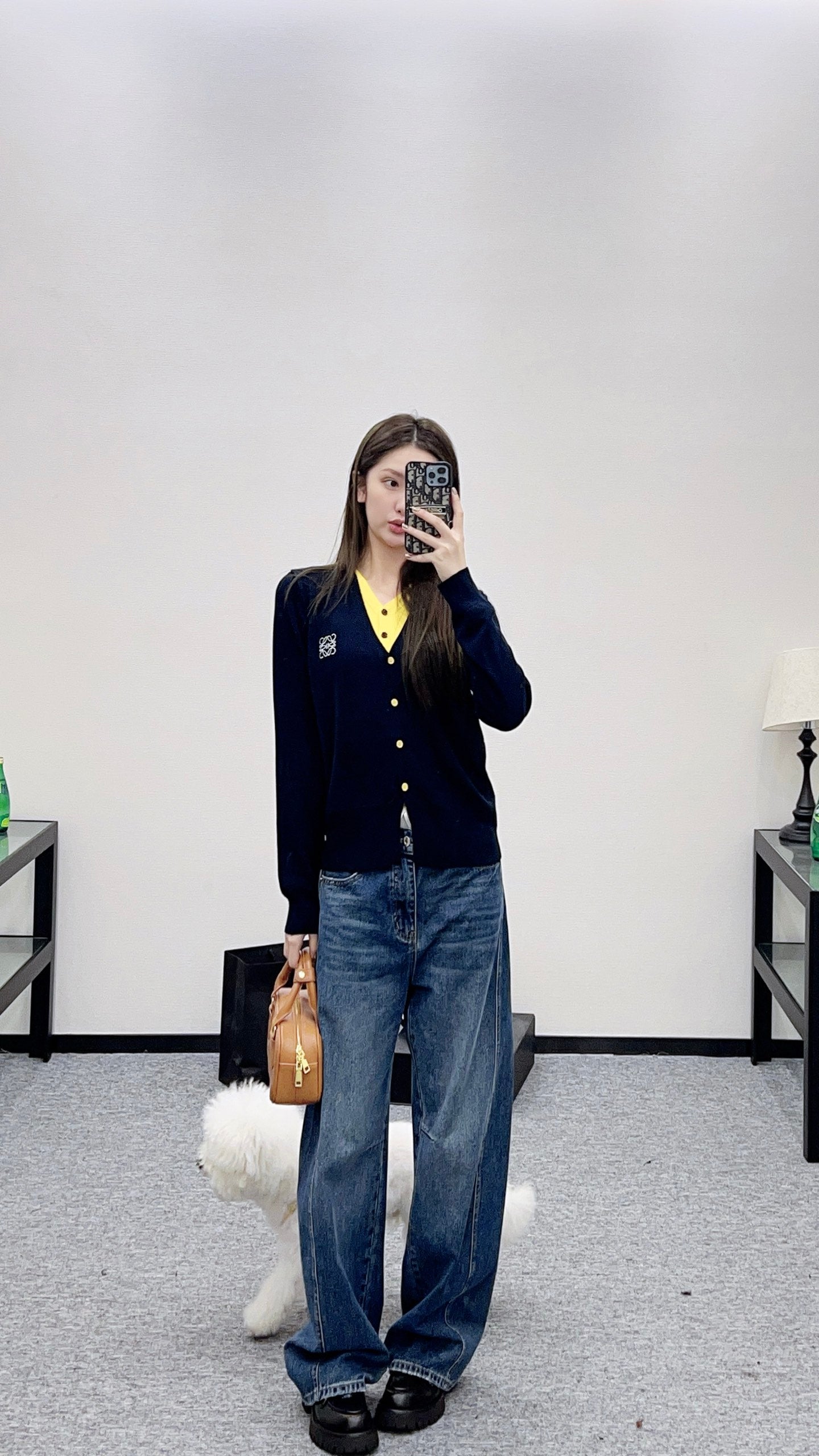 Loe 25fw knitted cardigan