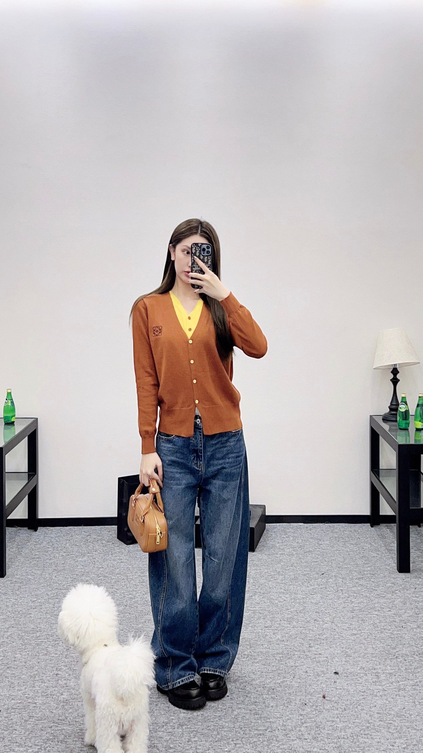 Loe 25fw knitted cardigan