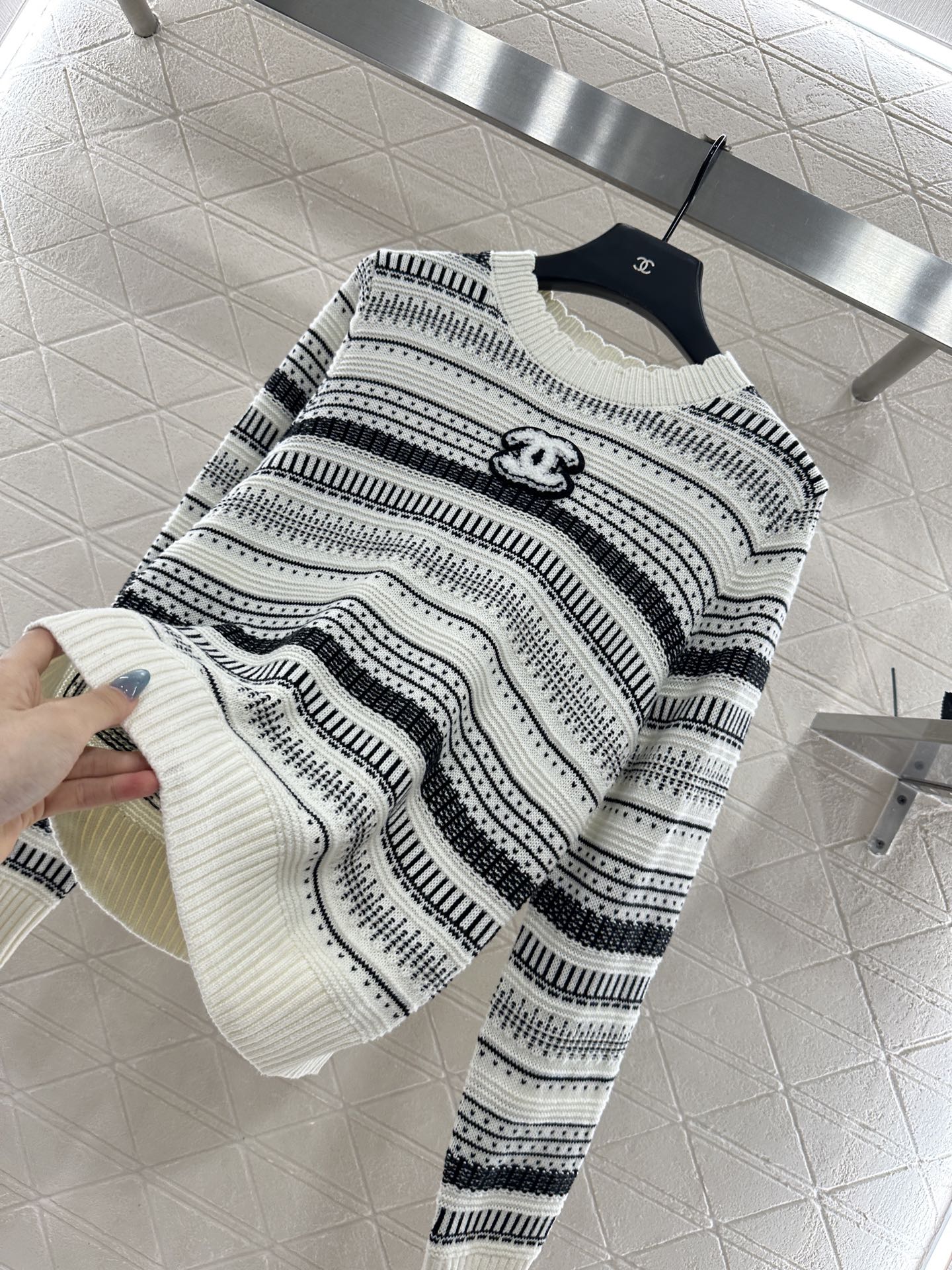 Chan 25fw knitted cardigan