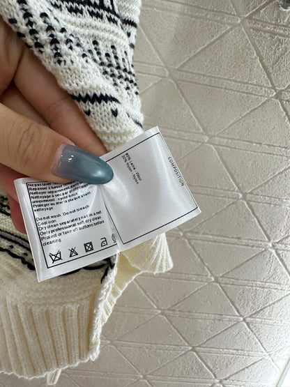 Chan 25fw knitted cardigan