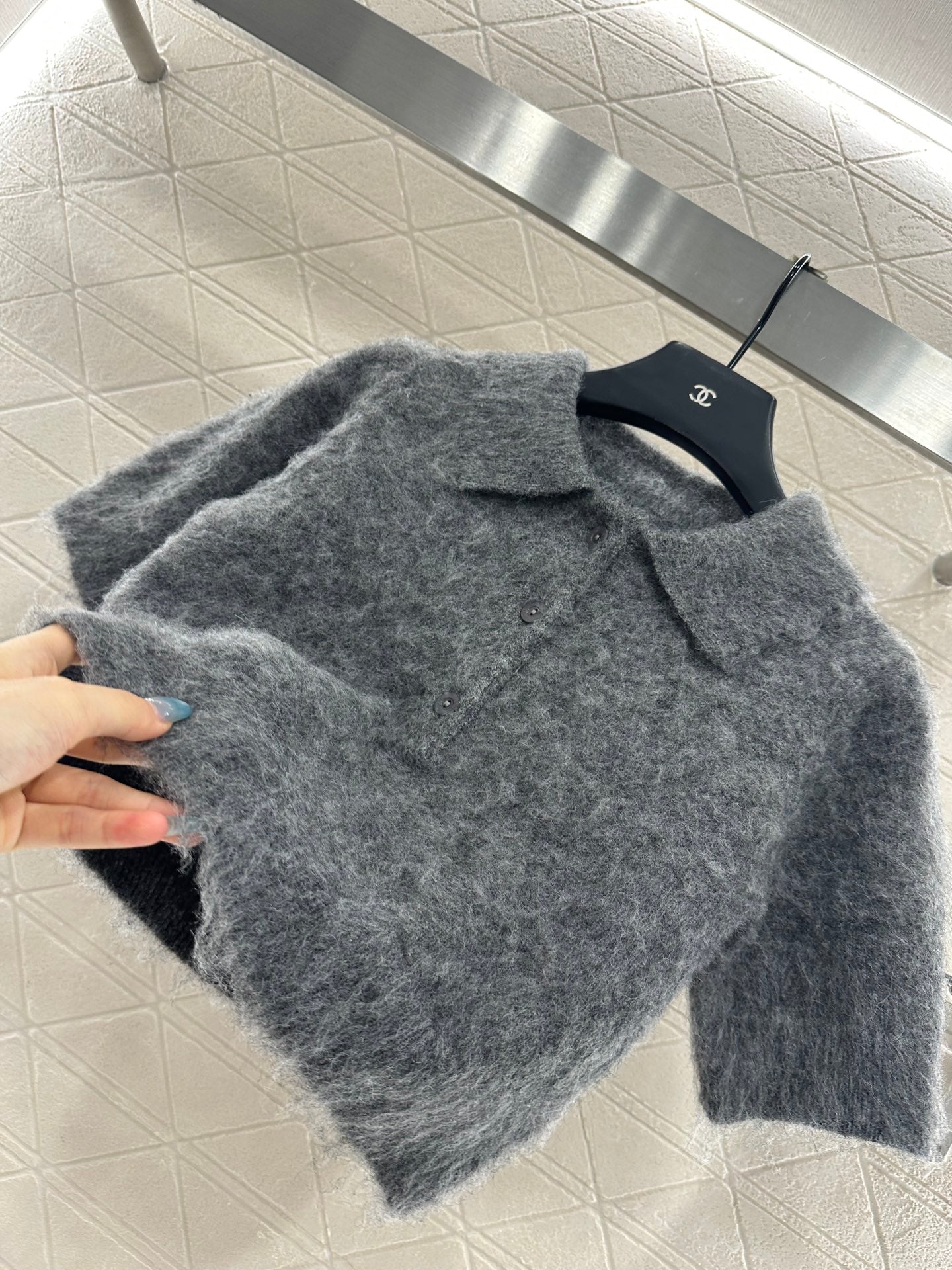 Guc 25fw knitted jacket