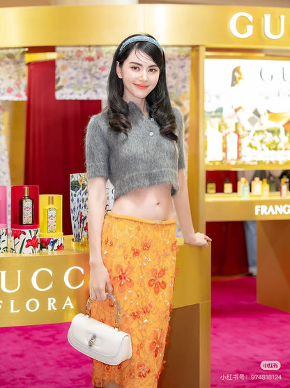 Guc 25fw knitted jacket