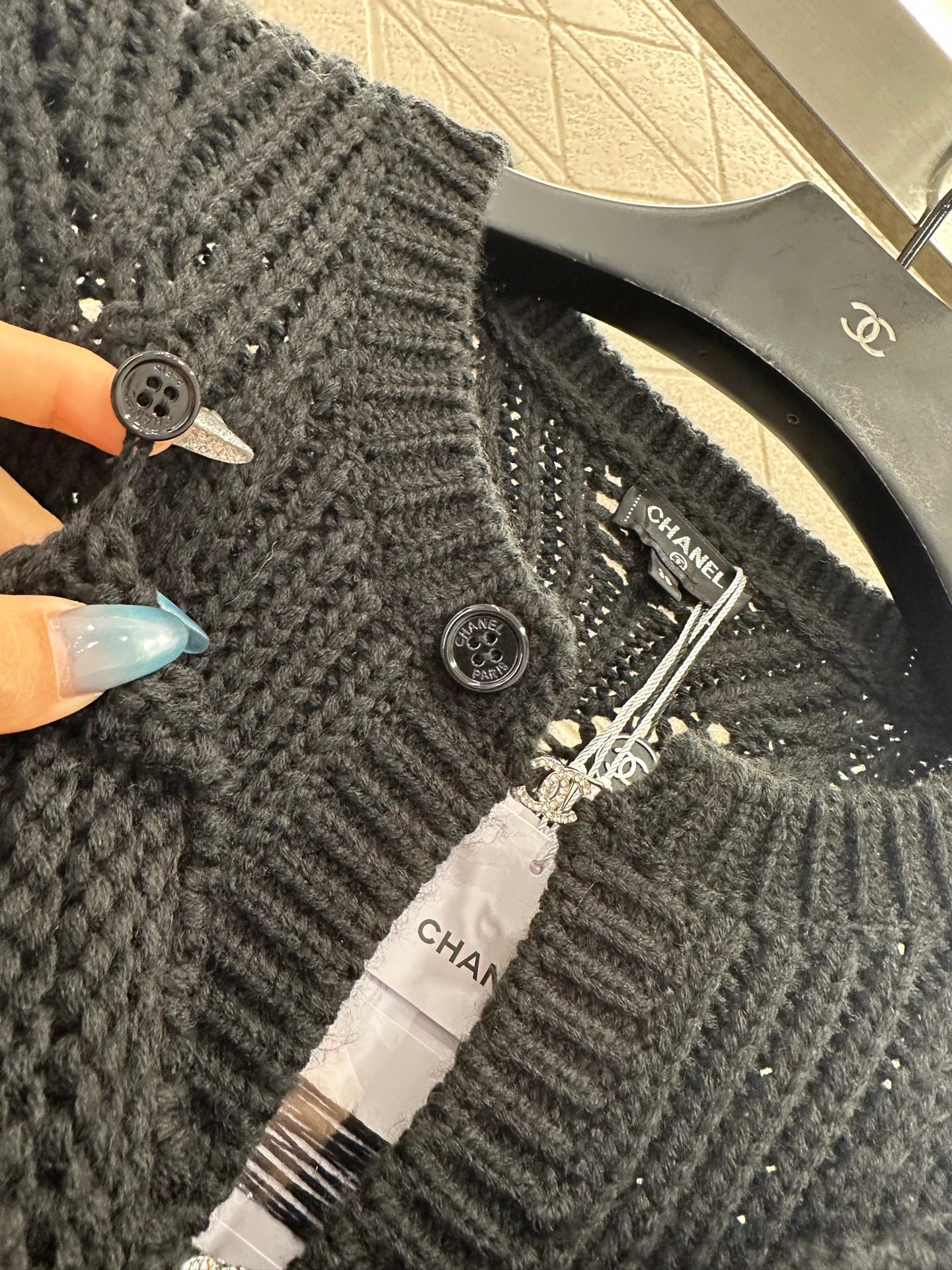 Chan 25fw knitted dress