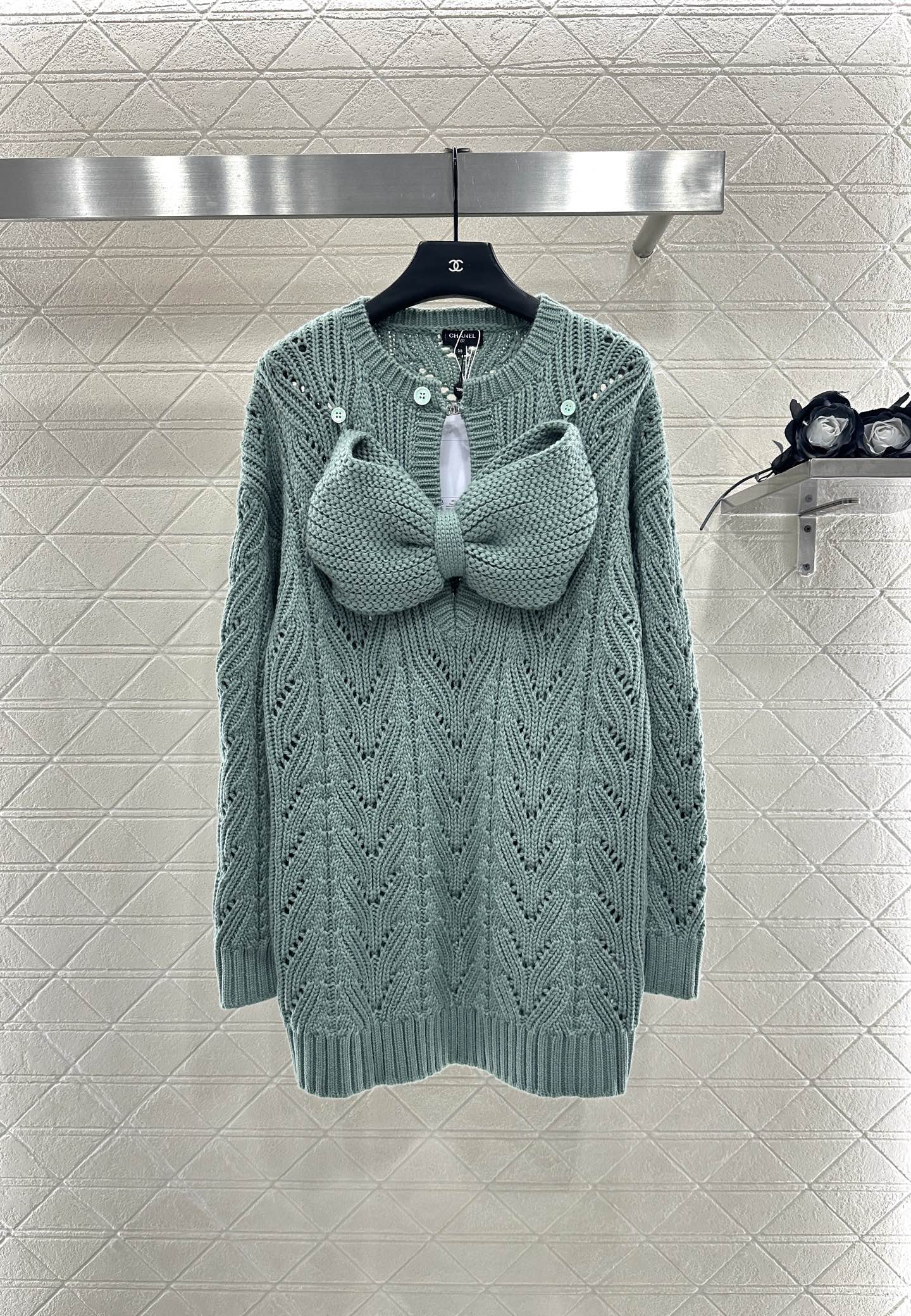 Chan 25fw knitted dress