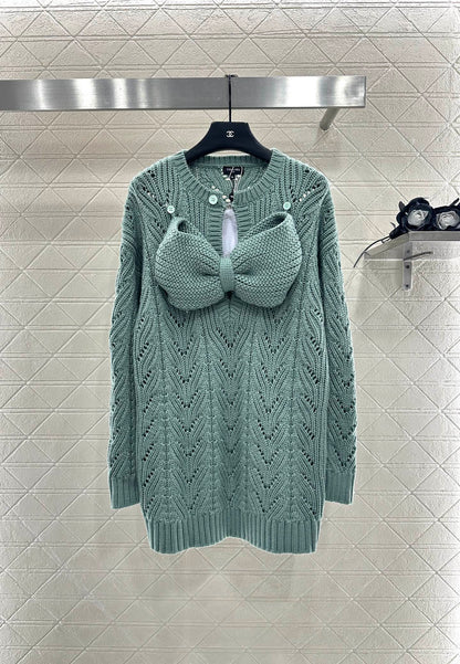 Chan 25fw knitted dress