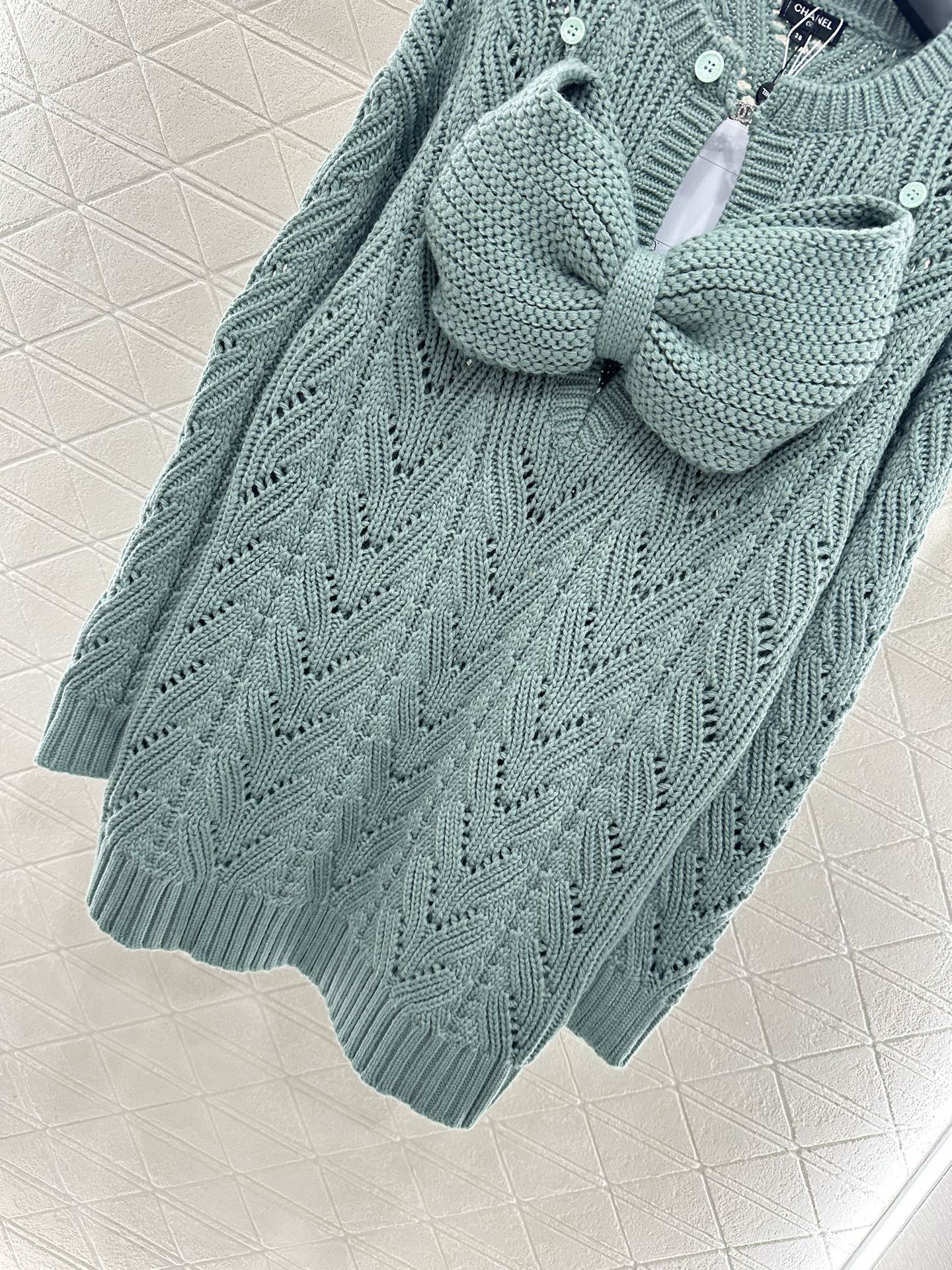 Chan 25fw knitted dress