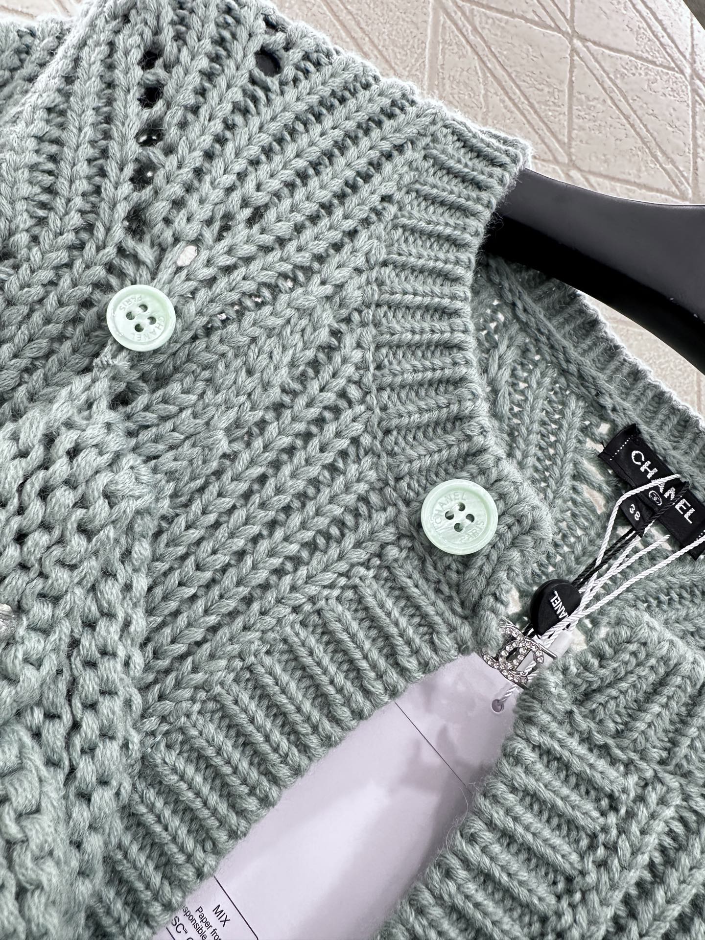 Chan 25fw knitted dress