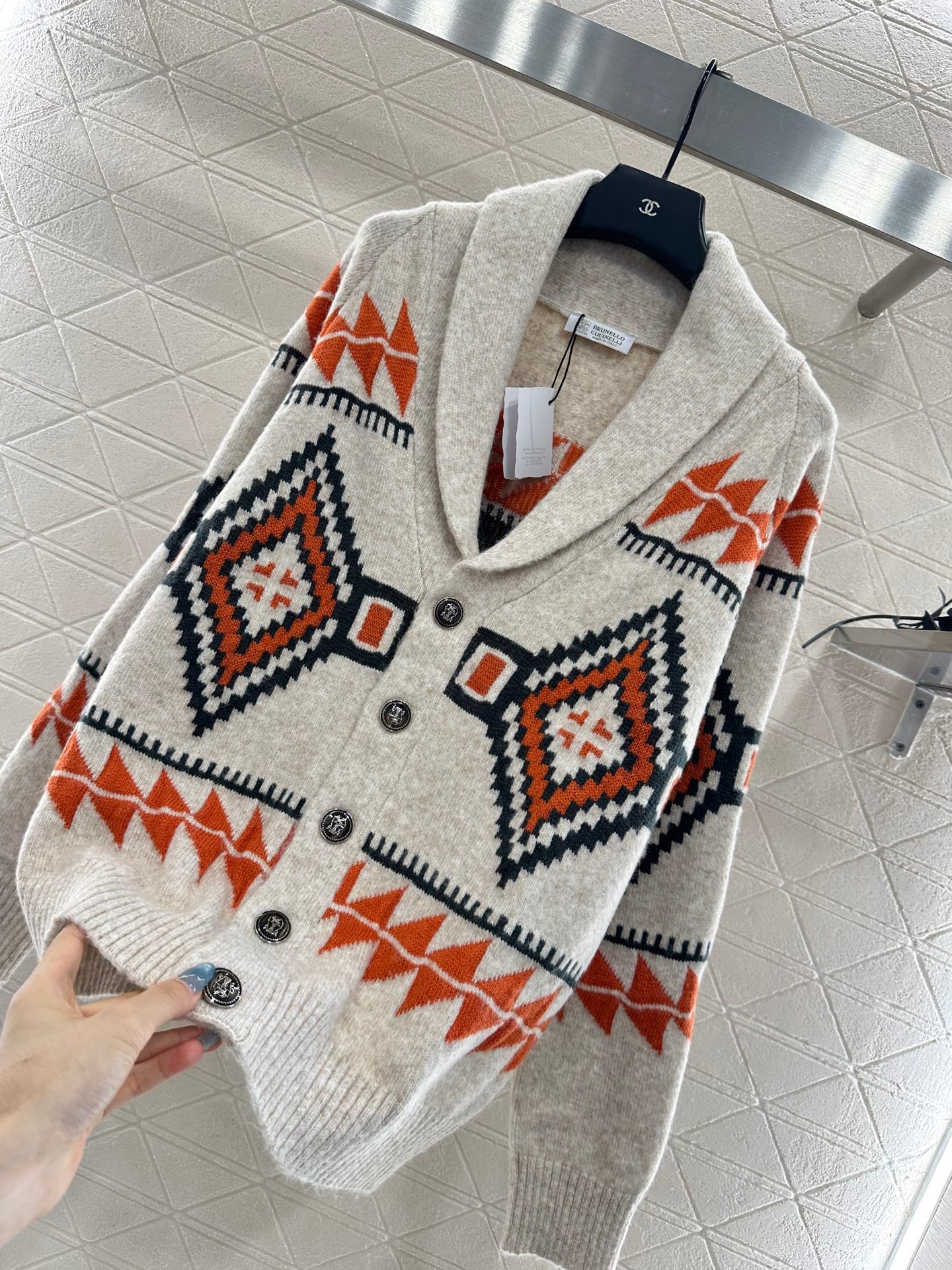 Brune 25fw knitted cardigan