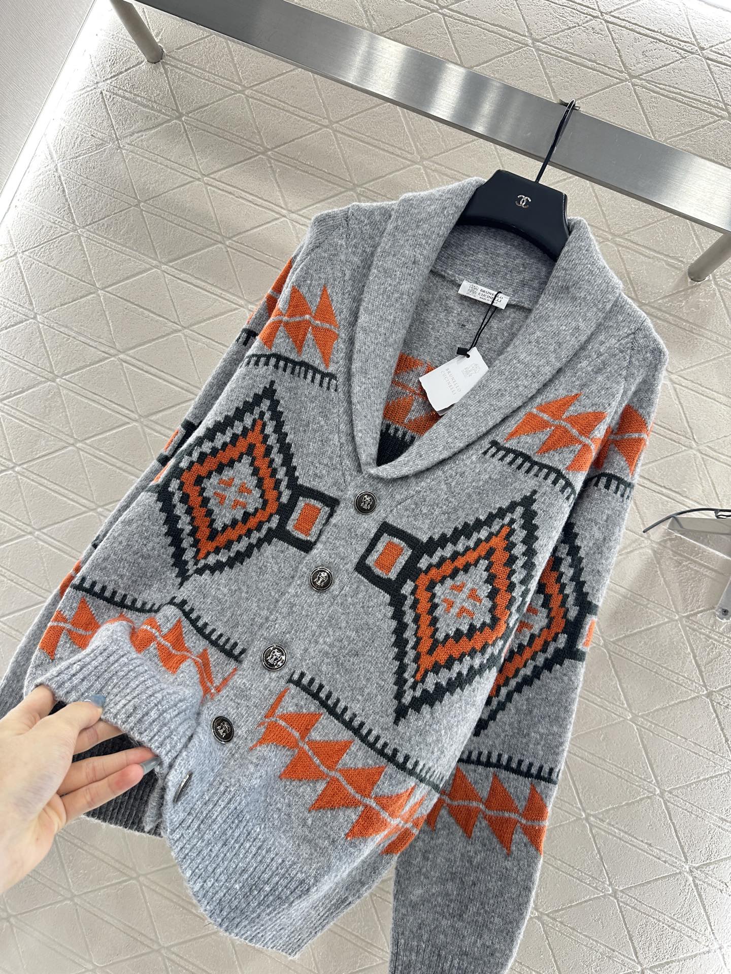 Brune 25fw knitted cardigan