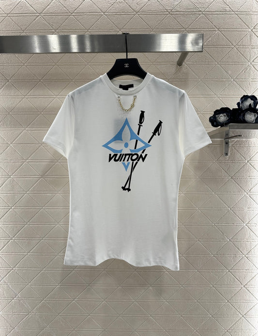 Louis 25fw printed  t-shirt