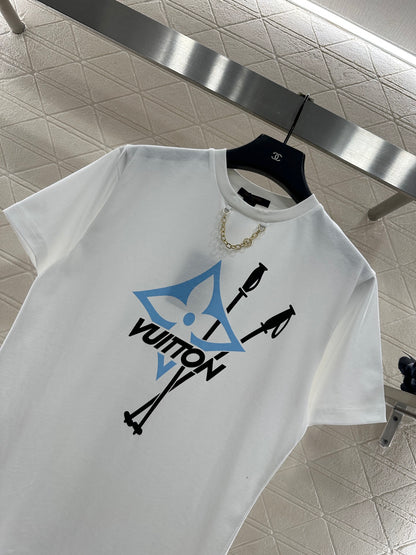 Louis 25fw printed  t-shirt
