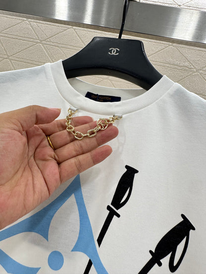 Louis 25fw printed  t-shirt