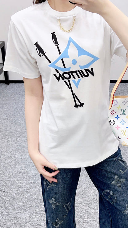Louis 25fw printed  t-shirt