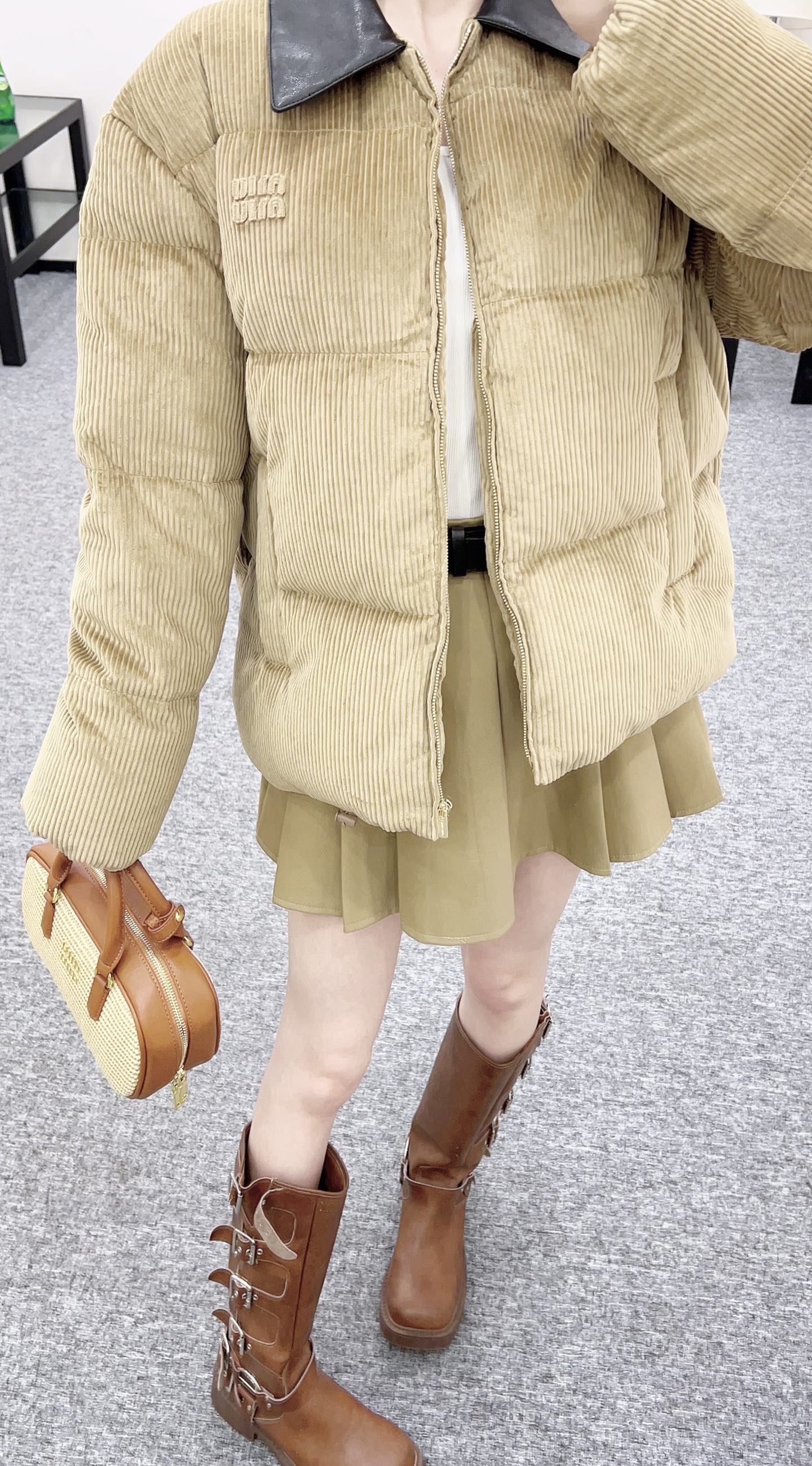 Miu 25fw down jacket