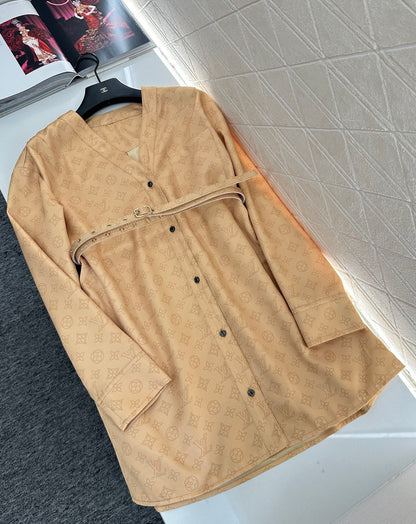 Louis 25fw jacquard dress