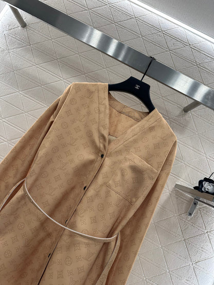 Louis 25fw jacquard dress