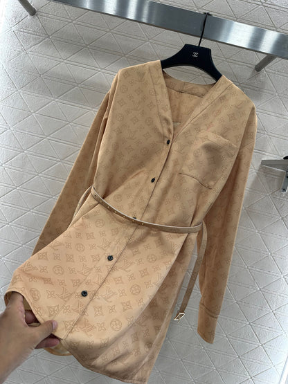 Louis 25fw jacquard dress